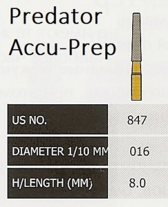 Боры твердосплавные Accu-Prep 847-016 PRIMA DENTAL