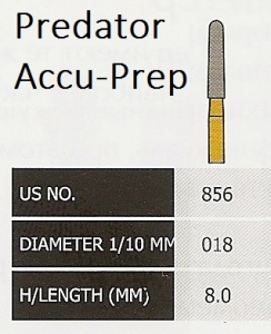 Боры твердосплавные Accu-Prep 856-018 PRIMA DENTAL