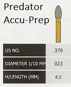 Боры твердосплавные Accu-Prep 379-023 PRIMA DENTAL