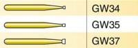Боры FG GW 37 GOLD обратноконусные SSWhite