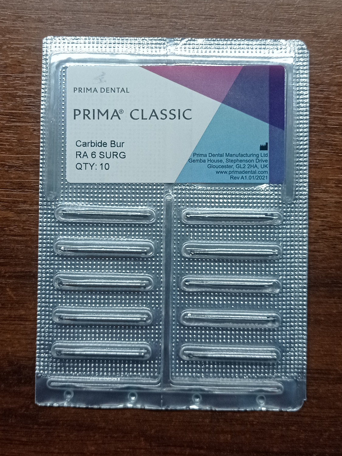 Боры твердосплавные RA SL 6 PRIMA DENTAL